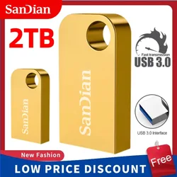 USB 3.0 Flash Drive 2TB 1TB USB 3. 0 Pendrive 512GB 256GB 128GB USB Memory Stick Pen Drive Flash MINI USB Disk For Desktops PC