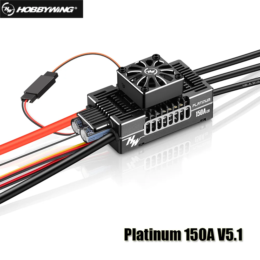 HOBBYWING Brushless ESC Platinum 25A 60A 80A 120A 150A 180A 260A 32-bit Brushless ESC For RC Helicopter Fixed Wing Aircraft
