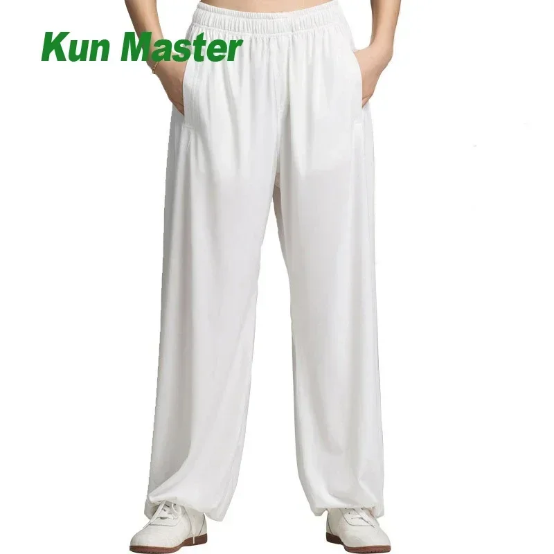 

Tai Chi Pants Men And Women Tai Chi Trousers Wu Shu Pants Spring And Summer Martial Art Yog Pants side pocket