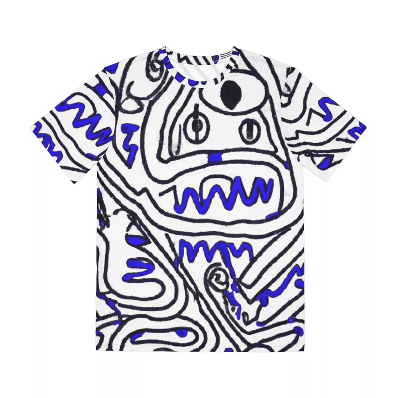 

Новинка 2025, одежда в стиле Харадзюку, футболка в полоску с граффити, модная повседневная спортивная футболка с коротким рукавом и 3D-принтом, футболки с круглым вырезом, топы