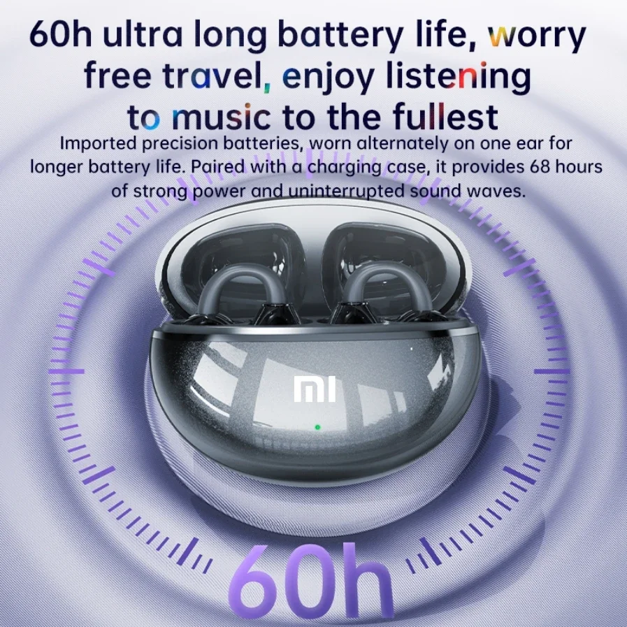 سماعات بلوتوث لاسلكية أصلية جديدة M91 مع وظيفة توصيل العظام وتقليل الضوضاء، مناسبة للضوء العالي