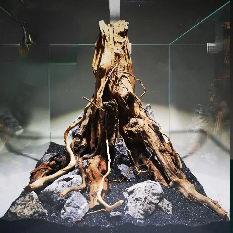 Tree of Life Fish Tank Landscaping  Stump Rhododendron Root Skeleton Background for Aquarium Plants Decoration Accessories