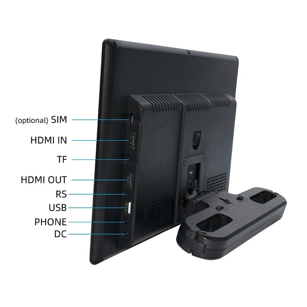 Auto Rücksitz Unterhaltung IPS TV 13,3" Android Touchscreen Auto Kopfstütze Bildschirm Unterstützung 1080P HD