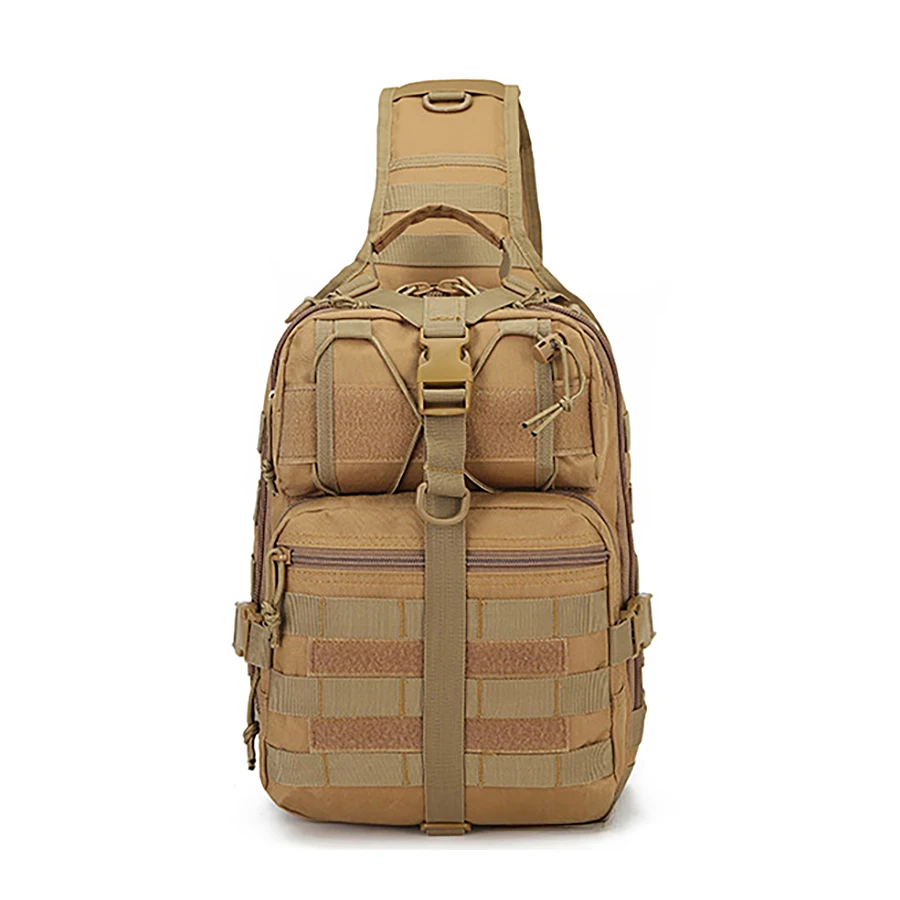 Taktyczna Wojskowa Torba Sling Męska Mała Sling Rover Torba na Ramię Molle Outdoor Camping Wędrówki Plecak Jednodniowy Myślistwo Torba Crossbody