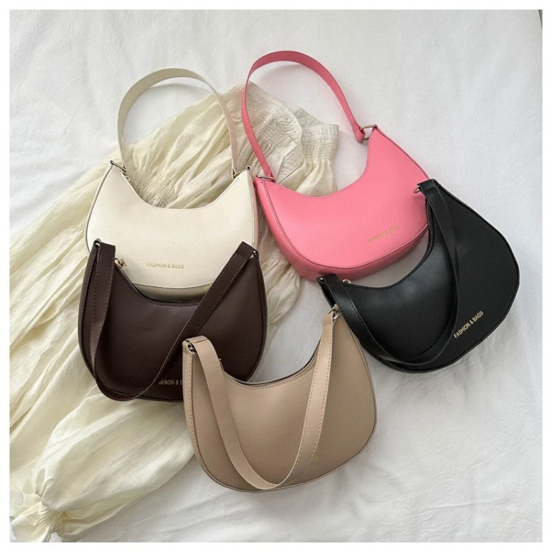 

Minimally designed niche armpit bag, small bag, women's popular spring new style, trendy and fashionable shoulder bag