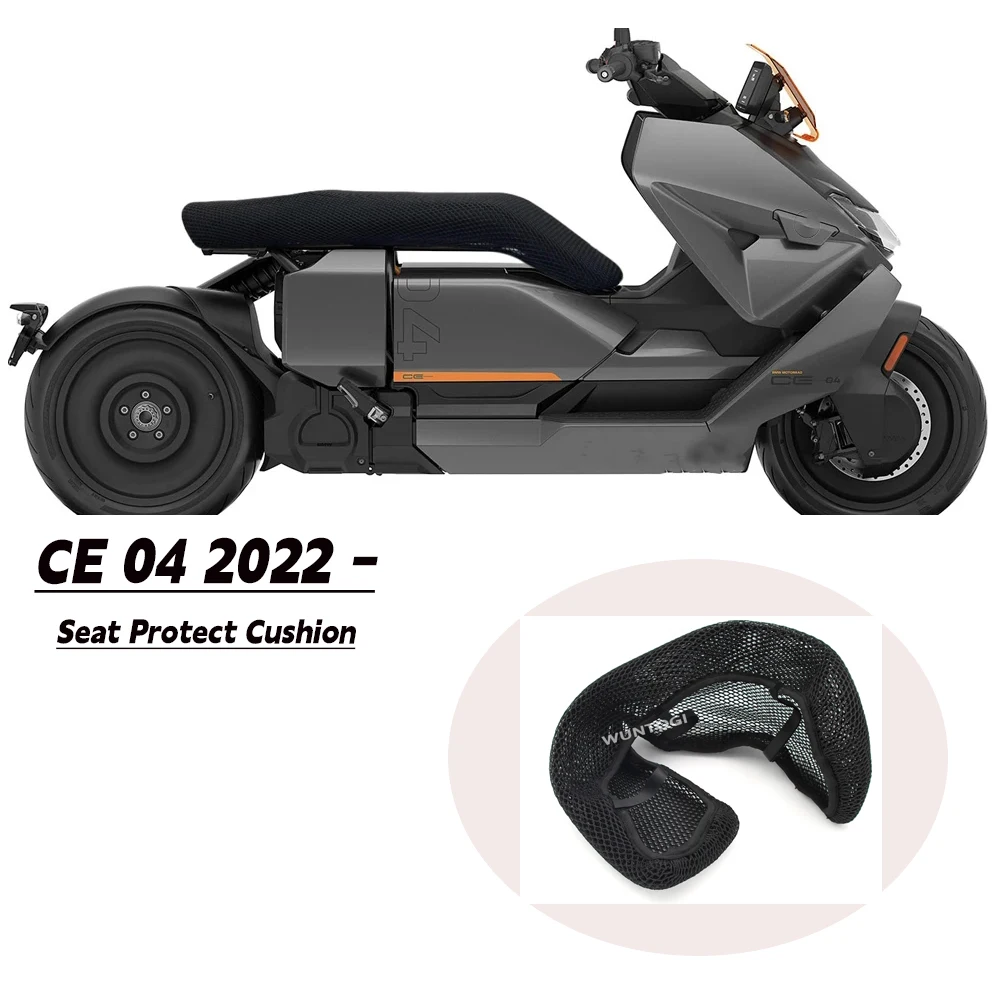 

Motorcycle seat cover For BMW CE 04 2022 - New Motorcycle Honeycomb Protection Mat CE04 Seat Protect Cushion Fabric Saddle