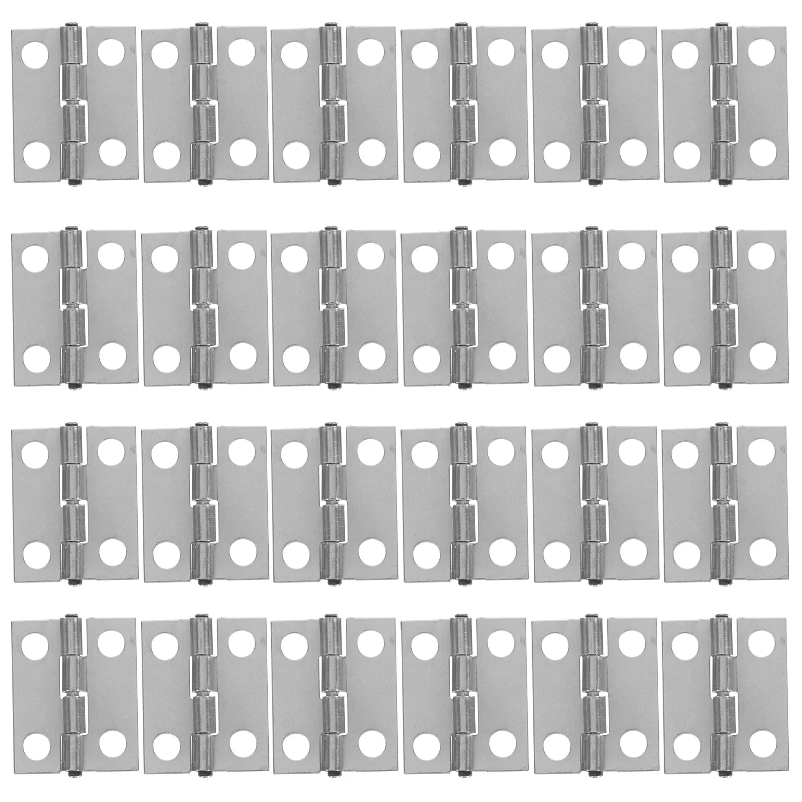 

50Pcs Mini Hinges 19x15mm Small Iron Retro Style Miniature Furniture Hinges for Jewelry Boxes DIY Crafts Jewelry Case Hinge