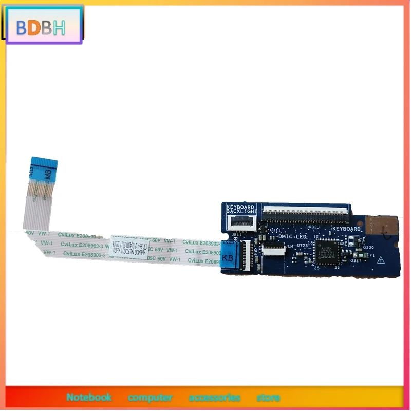 Laptop Keyboard Connector Board with LS-E332P XPS 15 9550 9560 9570 M5520