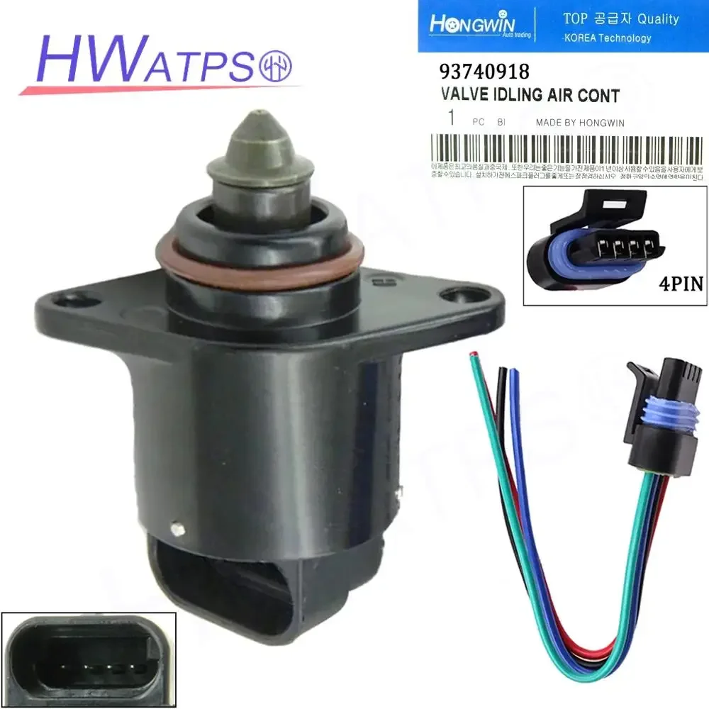 93740918 Idle Air Control Valve & Wire For Chevrolet Aveo Chevrolet Spark Matiz Daewoo Daewoo Lanos Pontiac Wave Chery QQ Buick