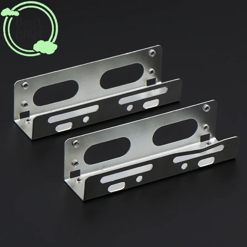 (BBQ4)2PC 3.5 To 5.25 Optical Drive Expansion Holder Hard Drive Rack Bracket Caddy Bay For SSD M.2 HDD Desktop Drive Bracket