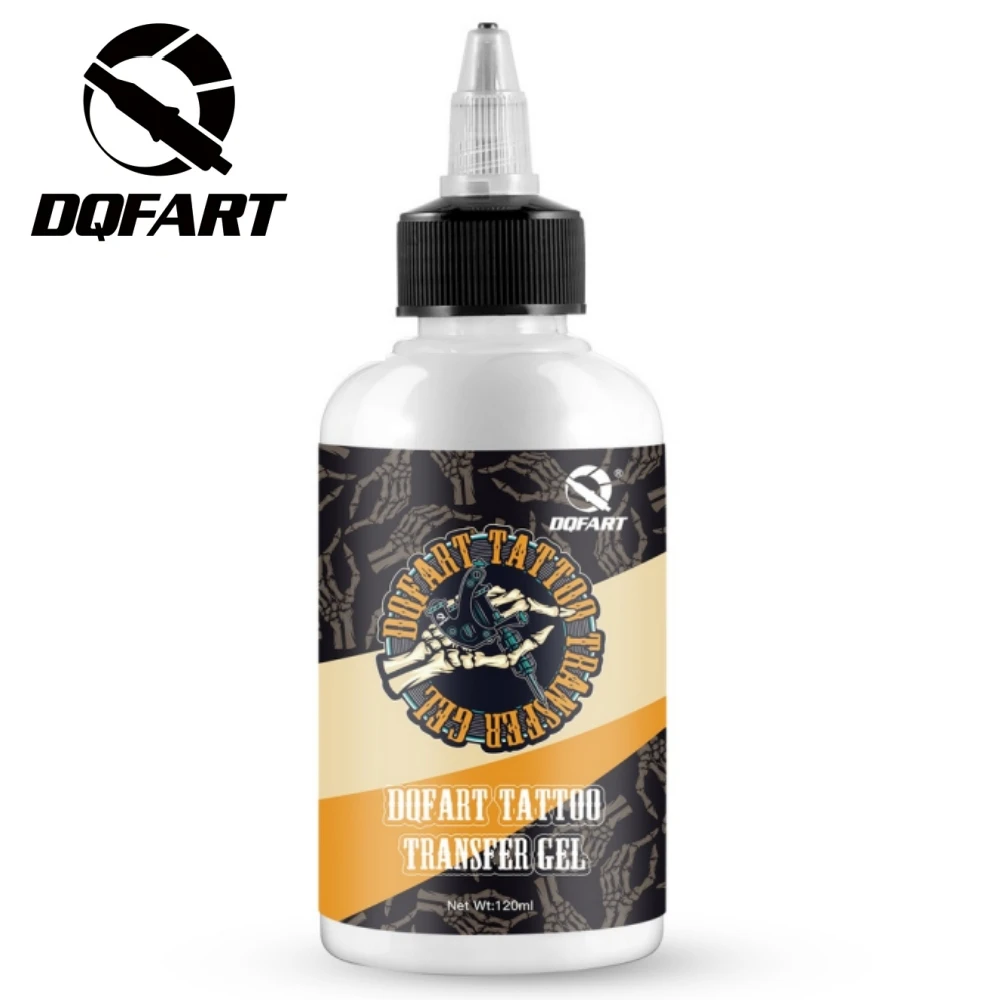 DQFART Tattoo 120 мл Гель-фиксатор для трафаретов, уникальный крем-раствор, высококачественный, безопасный, профессиональный, для художников, принадлежности для боди-арта