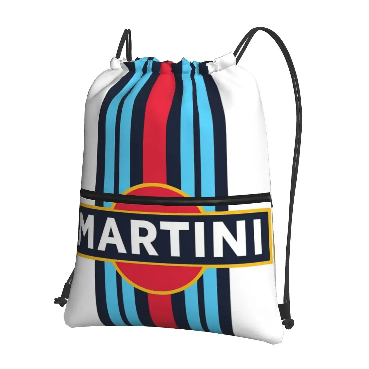 Martini Rac Portable Backpacks Drawstring Bag Fashion Drawstring Bundle Pocket Sundries Bags For Travel Sport Man Woman