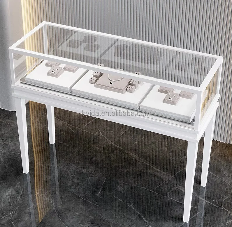 Custom.High Quality Glass Showcase Display  Showcase High Quality Glass Jewelry Display Cabinet