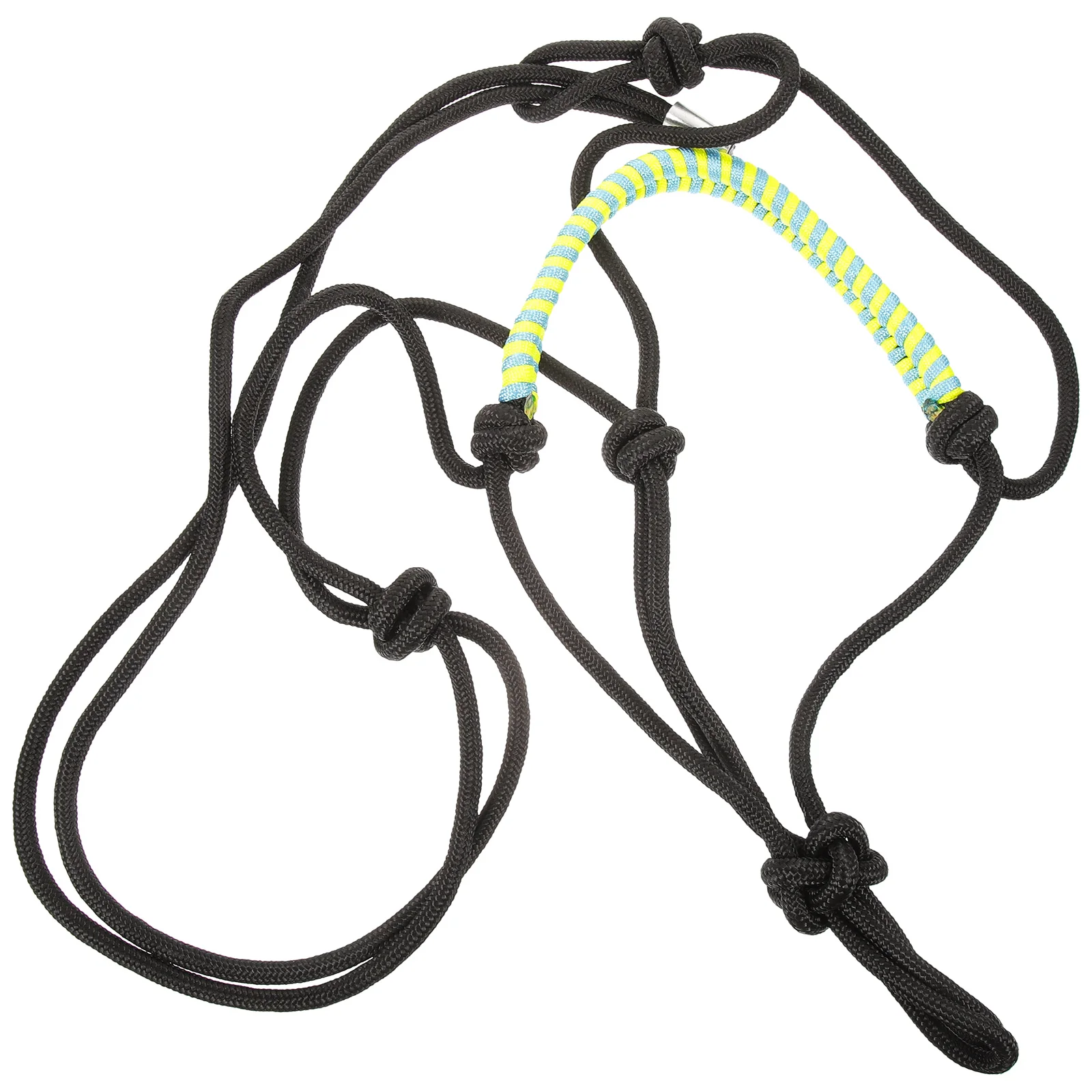 Western Horse Leading Head Rope Fully Halter Lifting Strap Bridle Halters for Horses Nylon Headstall