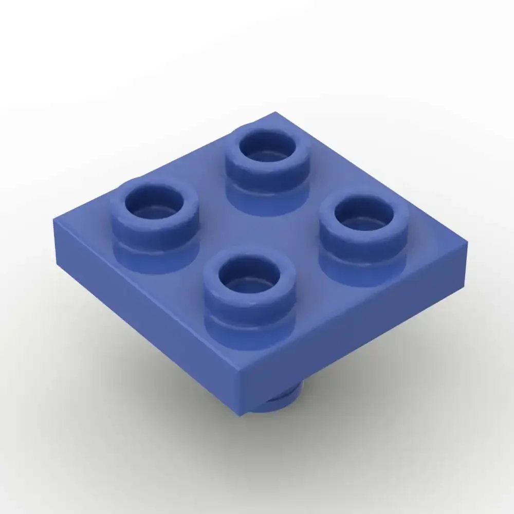 MOC 10PCS Part Bricks 2476 Modified Plate 2x2 With Pin Building Blocks Set On Bottom Particle Puzzle DIy Toys Birthday Kid Gifts