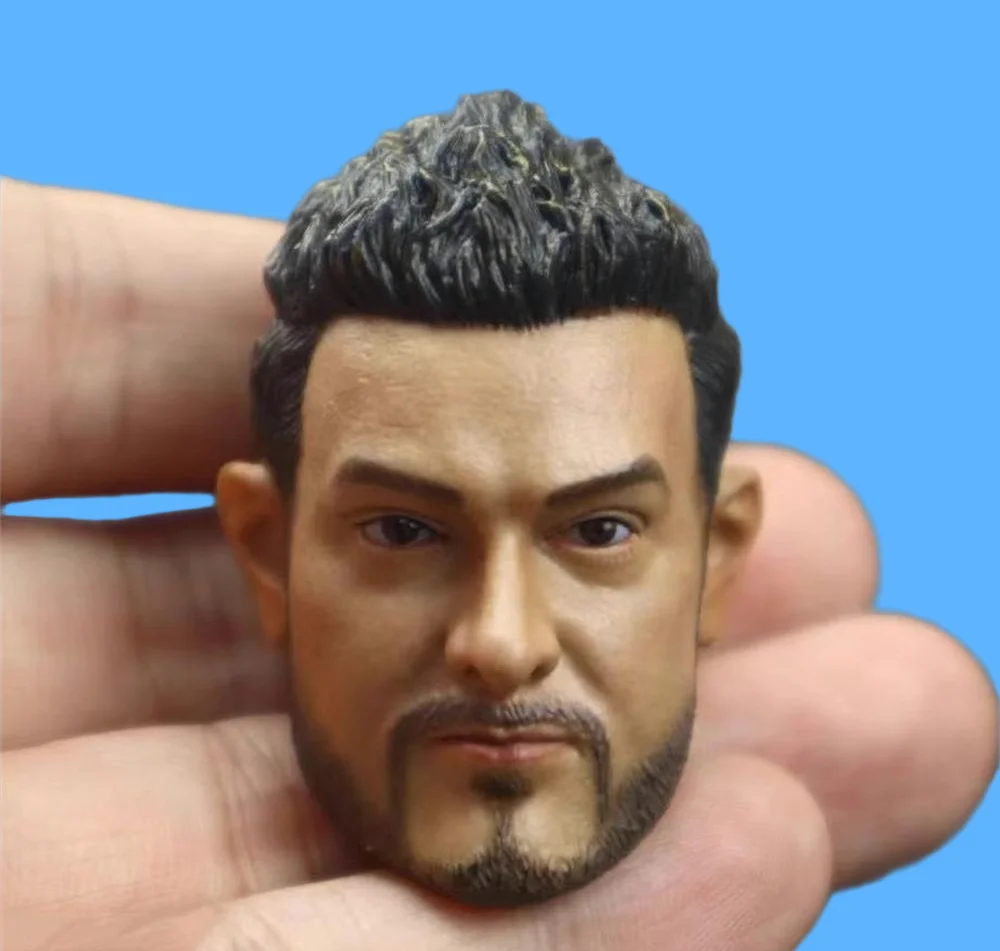 Na sprzedaż: Rzeźba głowy Aamira, aktora indyjskiego, w skali 1/6, wykonana z PVC, model zabawki do samodzielnego montażu dla figurek akcji 12-calowych PH COO.