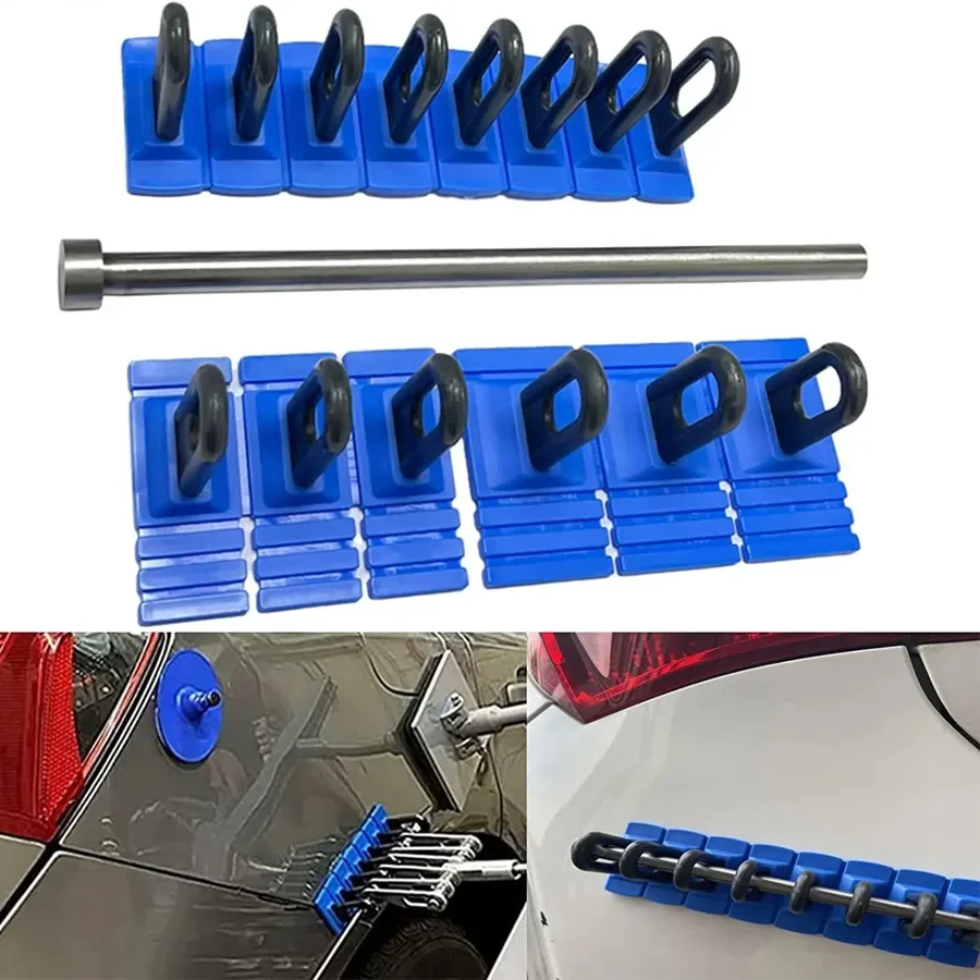 New Car Dent Repair Tool Auto Dent Puller Kit Heavy Duty Cars Body Dent Remover Glue Pulling Tabs Blue Pull Tools