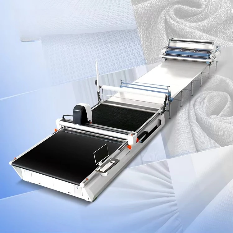 Industrial Automatic CNC Fabric Cutting Machine Digital Textile Cloth Cutter for Garment Apparel