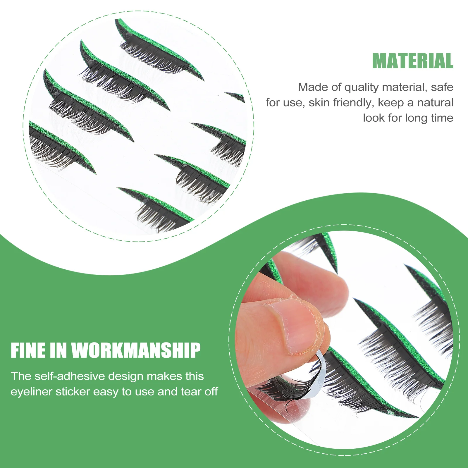 

Stickers Waterproof Adhesive Eye Line Strips Easy Application Long Lasting Makeup Masquerade Party Cosplay Festival Costume
