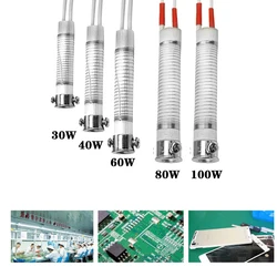 220V 30/40/60W/80W/100W Soldering Iron Core Heating Element Replacement Welding Equipment Tool Metalworking Accessory Spare Part