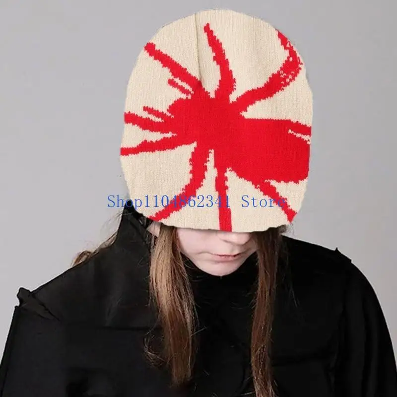 5asd متماسكة الجاكار العناكب نمط قبعة لطيف الطلاب في الهواء الطلق الدراجات التزلج قبعة هالوين الشتاء إبقاء قبعة تدفئة للزوجين