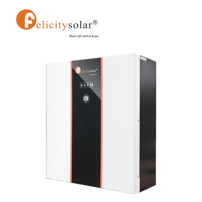 Felicity high quality 24v 200ah lifepo4 lithium solar battery with 3000 cycles