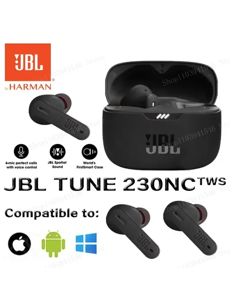 JBL Tune 230nc TWS draadloze Bluetooth-headset Stereo Bass waterdichte sportoortelefoon met microfoon - afbeelding 2