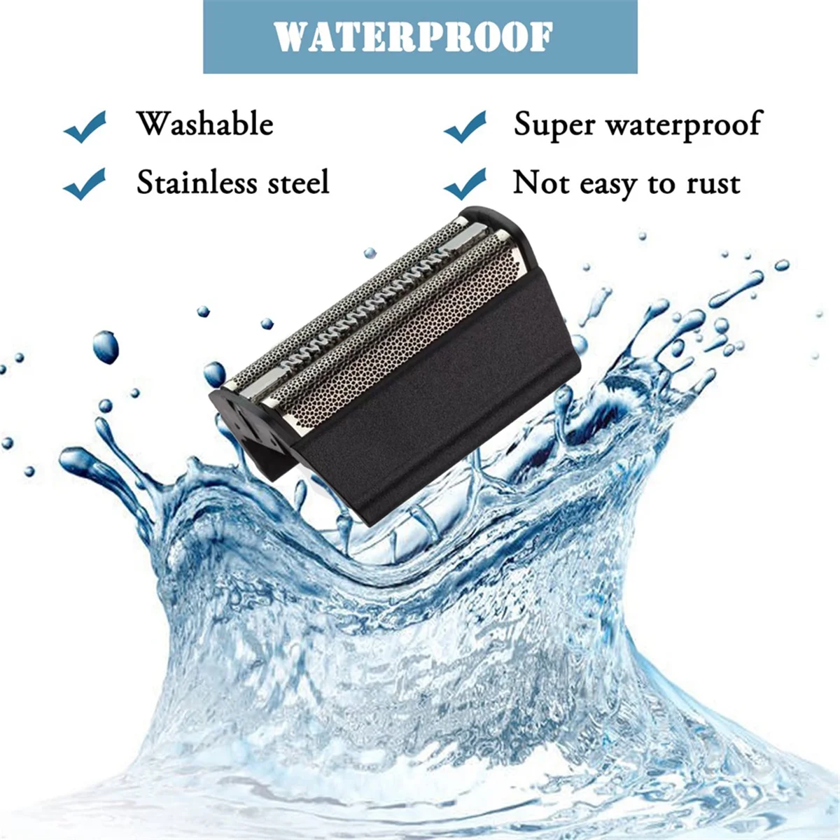 ABKR 30B احباط و القاطع استبدال رئيس لسلسلة براون 3 199s1 4747 4737 5745 ماكينة حلاقة كهربائية رؤساء غطاء شبكي