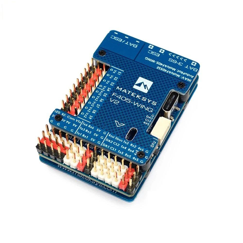 Mateksys F405-Wing V2 Flight Controller for Fixed Wing F405 Chip 3-6S Wide Voltage Input
