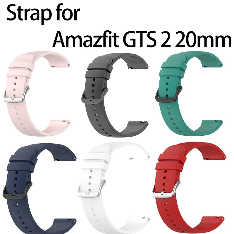 Lot de 10 bracelets de montre en silicone de 20 mm, bracelets de rechange compatibles avec les montres intelligentes Active 2/GTR mini/GTS 2-4/Bip 3/U Lot de 10 bracelets de montre en silicone de 20 mm, bracelets de rechange compatibles avec les montres intelligentes Active 2/GTR mini/GTS 2-4/Bip 3/U
