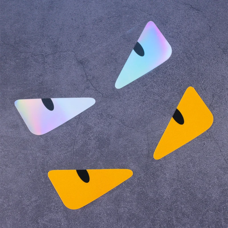 

1Pcs New Reflective Car Sticker Motorcycle Helmet Evil Eyes Shape Body Sticker Personalized Decoration Helmet Sticker