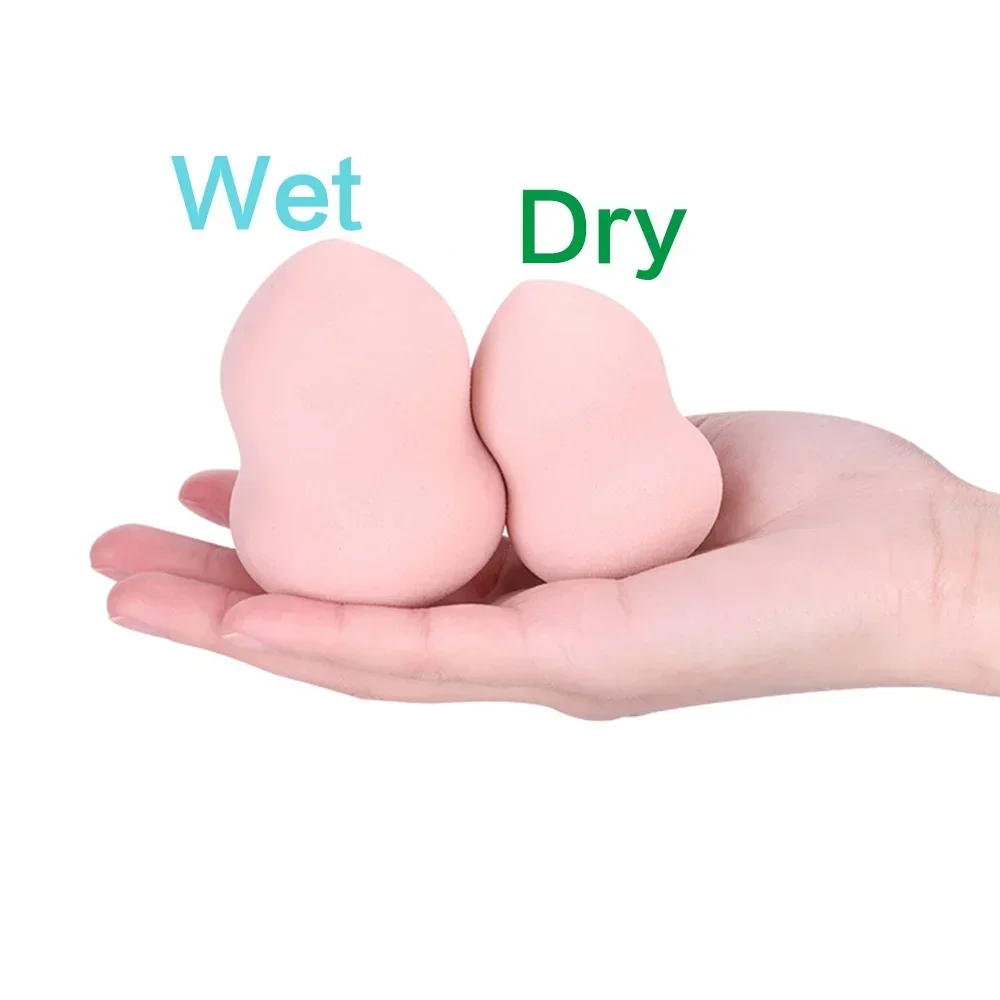 Beauty Egg Esponja de maquiagem super macia, dupla utilização, almofada de ar, ferramenta aplicadora de pó seco e molhado