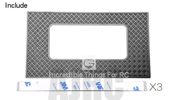 Trx4 المعادن زلق Rc رف أمتعة السيارة الجانب الباب فتحة سقف تقليم الحرس 1/10 Trx-4 المدافع أجزاء