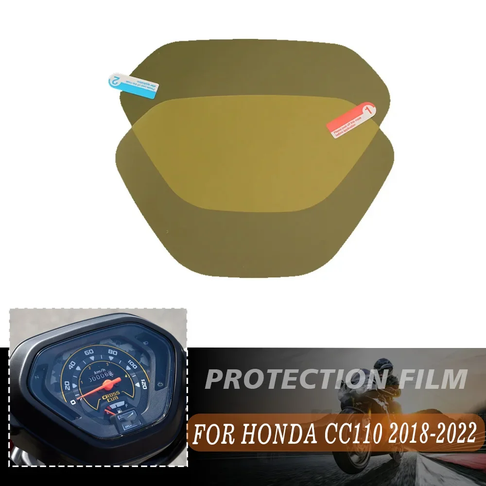 

For Honda Cross Cub CC 110 CC110 2018-2022 Motorcycle Accessories Cluster Scratch Dashboard Protection Instrument Film screen