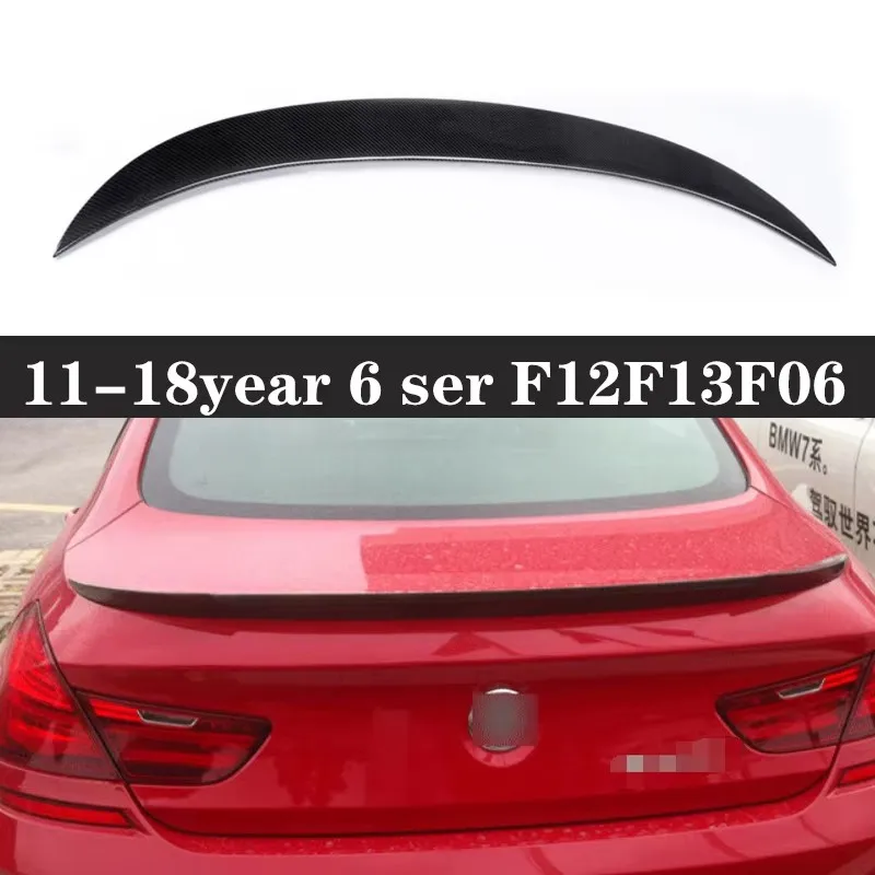 

For BMW 6 Series Carbon Fiber Spoiler Shunt Rear Tail fins Duckbill Car Wing Retrofit the rear wing