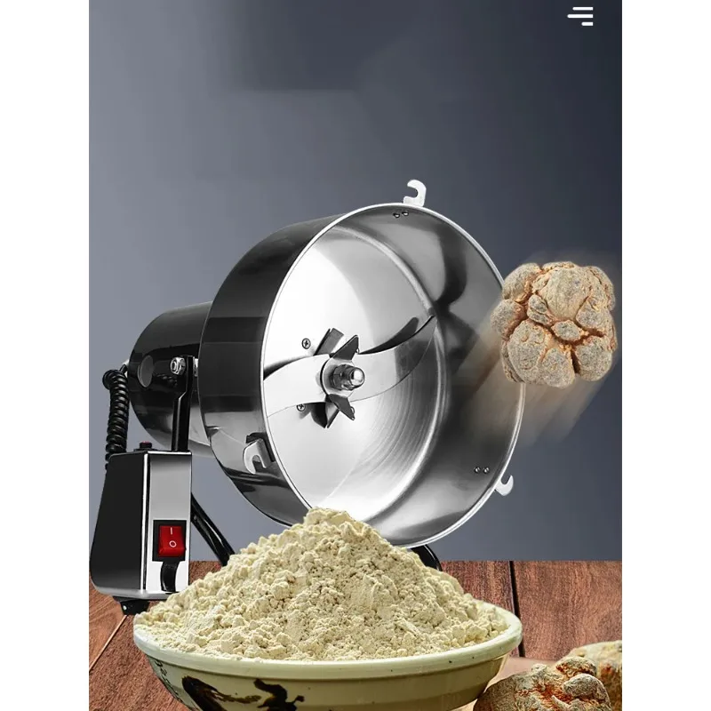4500G 4500W Coffee Grinder 430 Stainless Steel Commercial Medicine Flour Powder Crusher Powder Crusher High Speed Intelligent