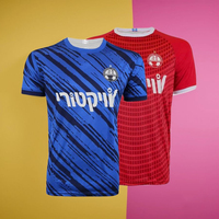 New Fashion Hapoel Beer-Sheva Football Jersey Men Women Clothes Summer Breathable Quick-Drying Daily Training Sports Casual Tops