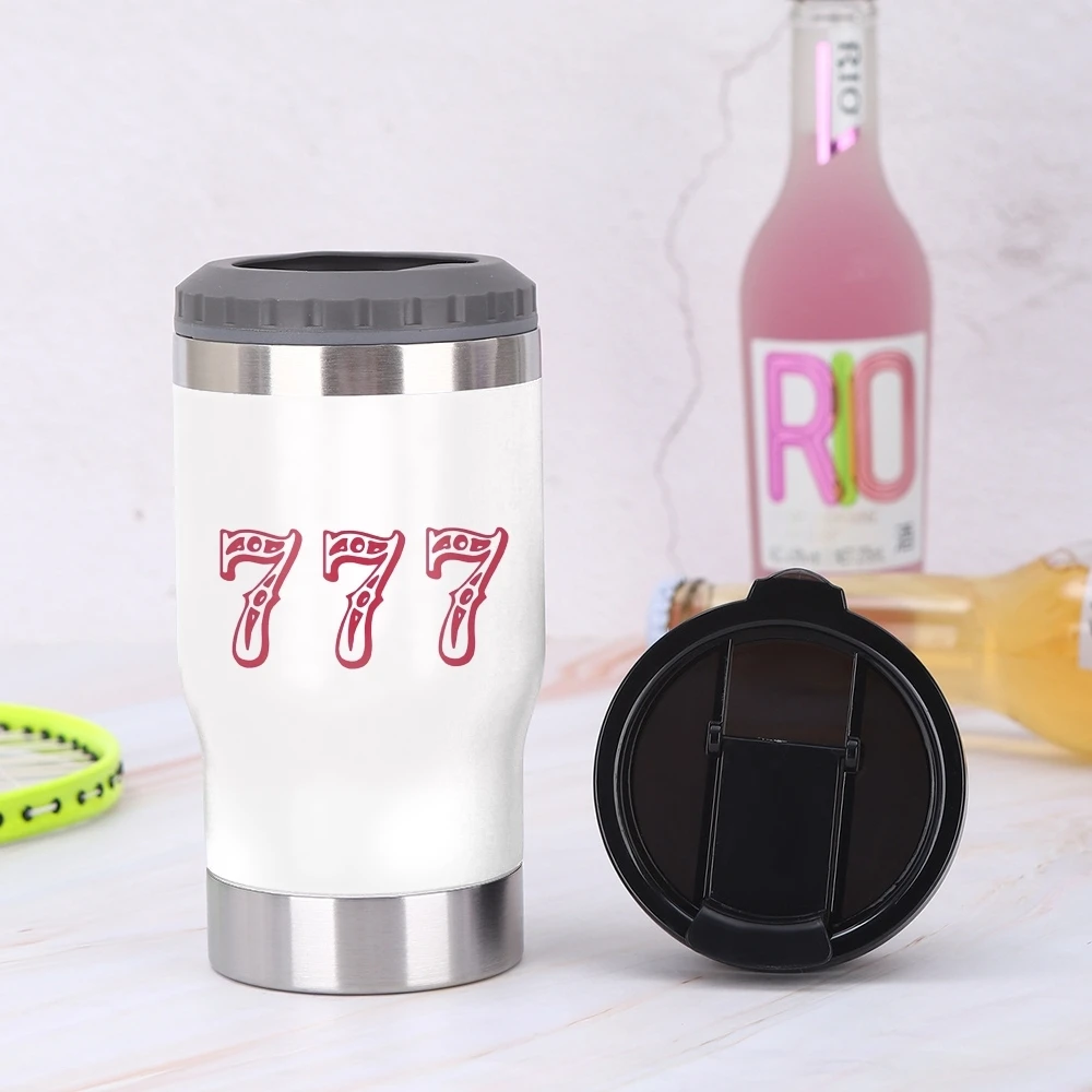 

Angel Numbers Christian Vacuum Flasks Multi-Function Stainless Steel Can Cooler Insulated with Double Wall Vacuum Two-Way Lid