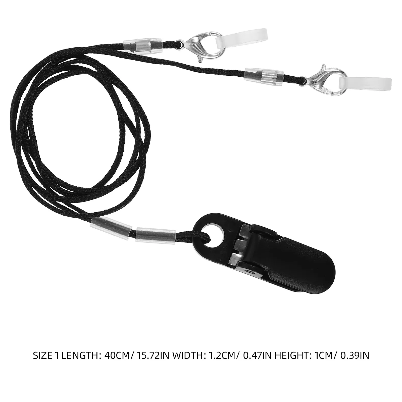 2 set Hearing Aid Lanyard Holder Silicone Anti-Loss Clip For Hearing Amplifier Secure Tether Audiophones Protective Strap - view 3