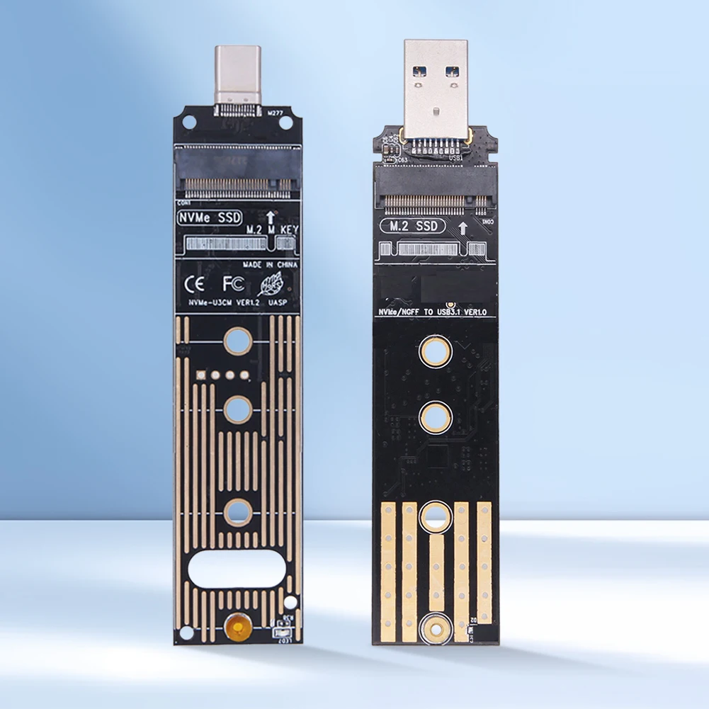 M.2 NVME SSD إلى USB 3.1 محول 16 تيرا بايت M.2 NVMe إلى قارئ بطاقات USB يدعم UASP TRIM لـ 2280 2260 2242 2230 SSD فقط لـ M.2 NVME