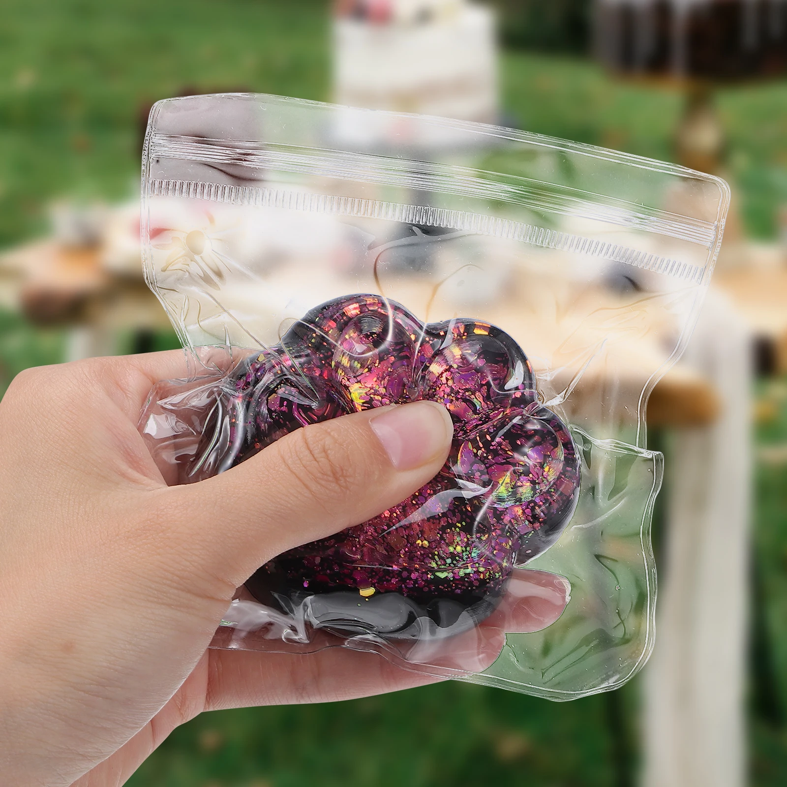 

3 pcs Black Squeeze Toys Cute Squishy Sensory Fidget Toy Lightweight Portable Kids Adults