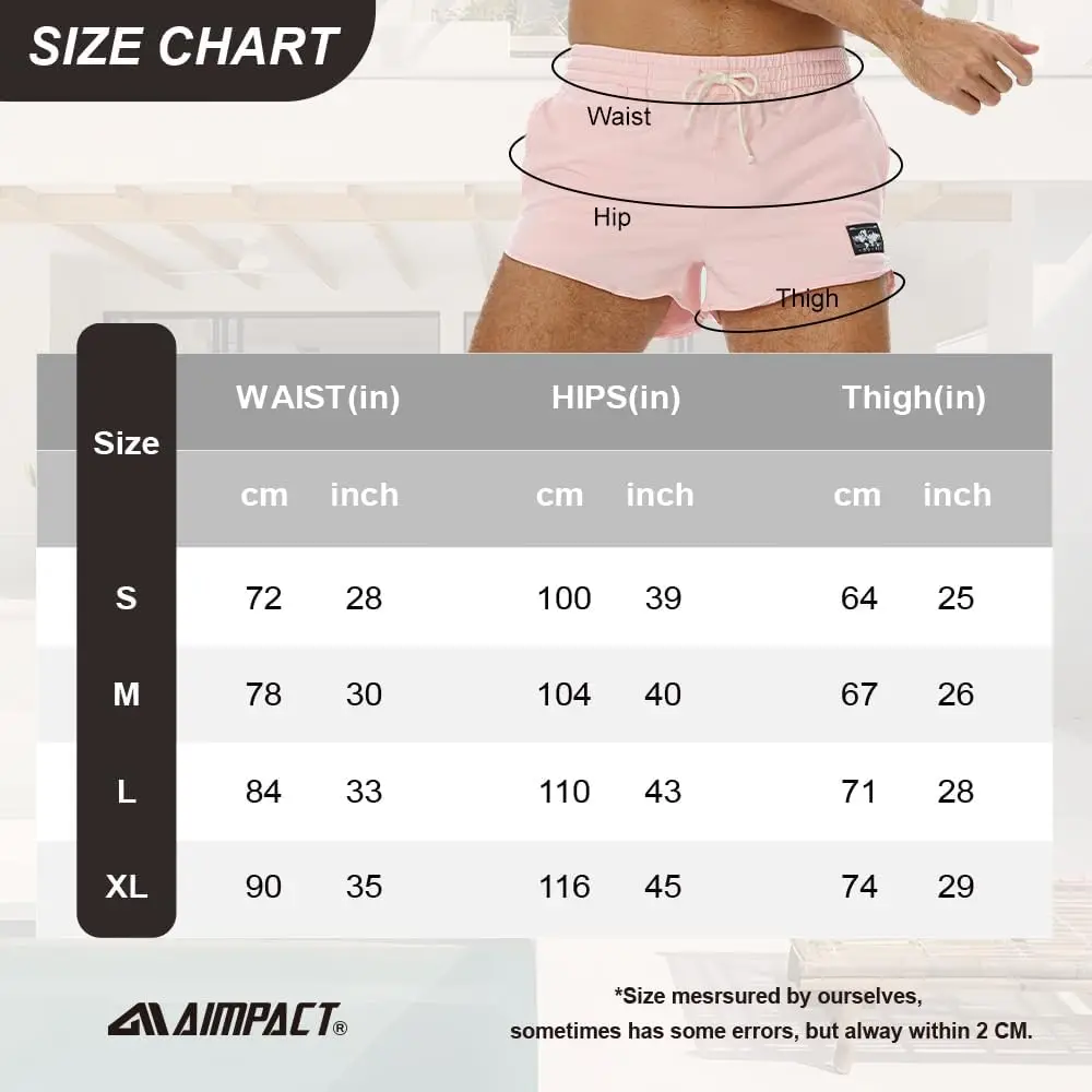 AIMPACT Casual Running Jogger Split Shorts Klasyczne wygodne unisex Gym French Terry Niestandardowe logo Męskie spodenki dresowe