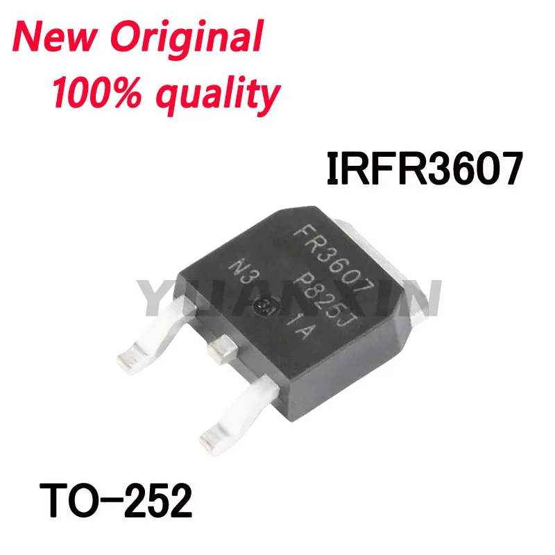 10/PCS New Original IRFR3607 FR3607 80A/75V TO 252N channel MOS FET In Stock