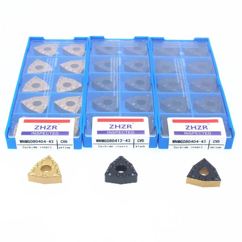 Free Shipping WNMG080404/08/12  43  External Turning Tools  Carbide insert