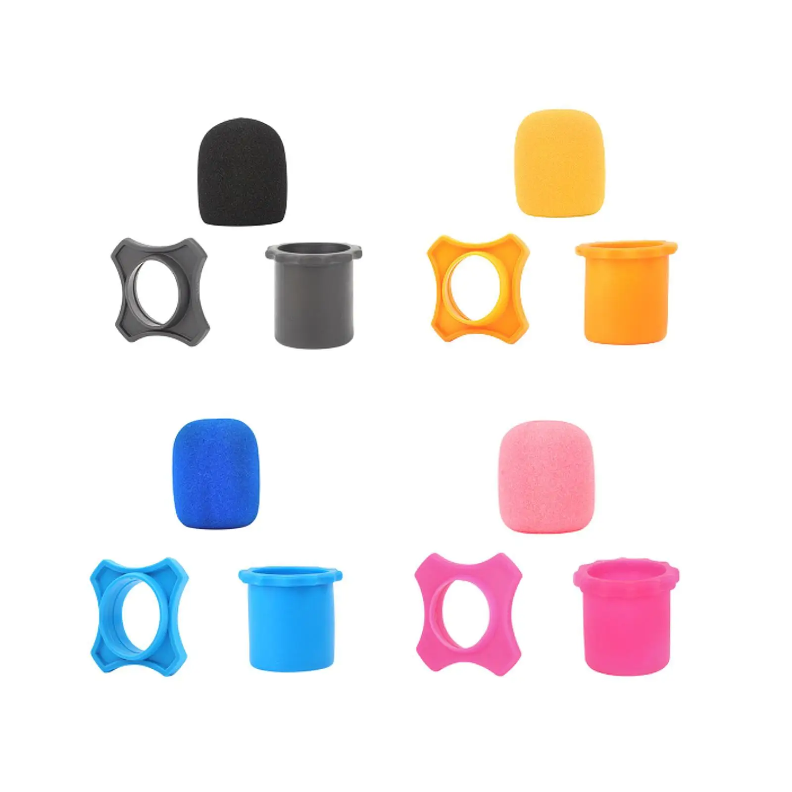 Microphone Sponge Cover-Bottom Stable for Studio Bar Home Use