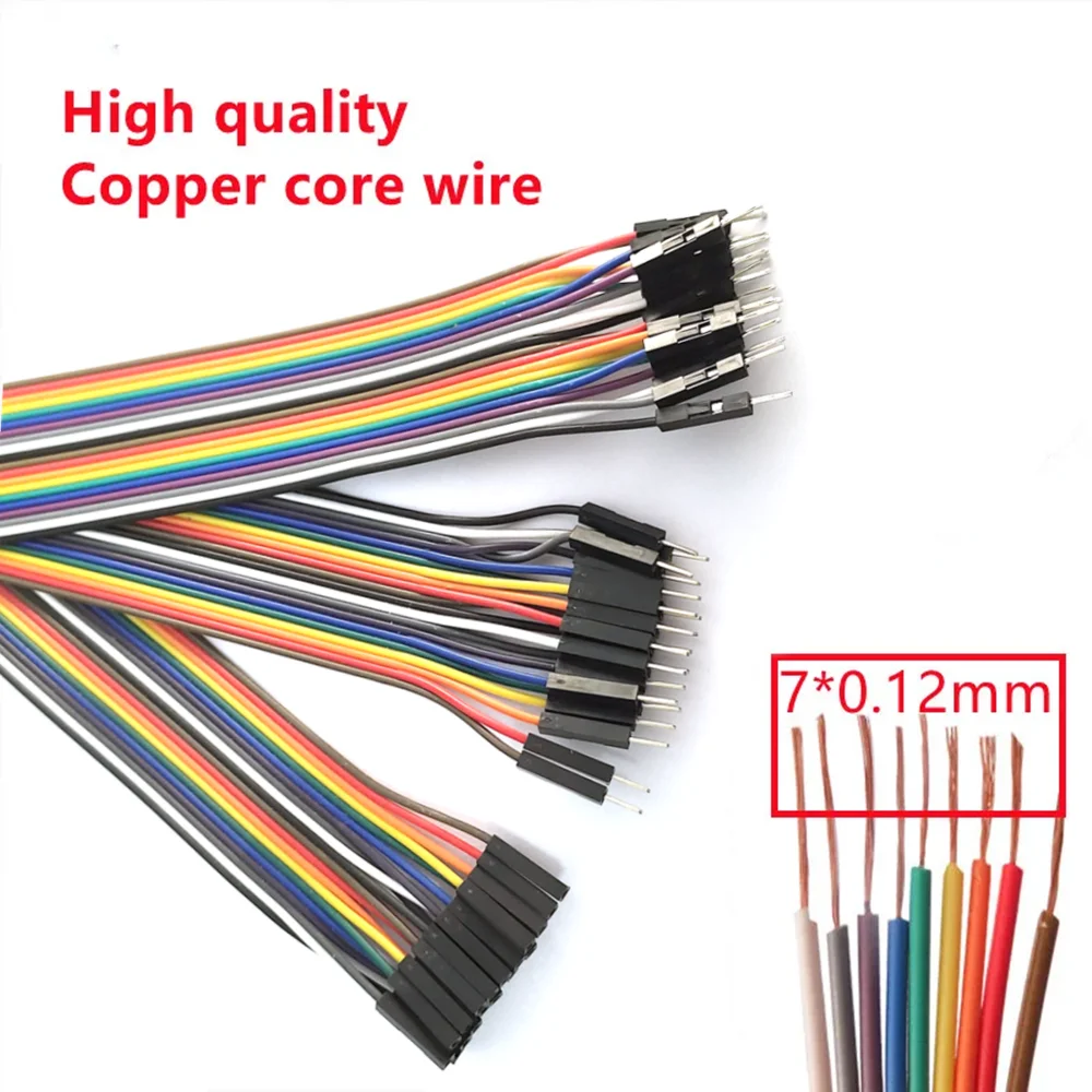 20Pin Jumper Wire Dupont Line 20cm Male To Male+Female To Male + Female To Female Dupont Cable, for Arduino DIY Electronics Kit