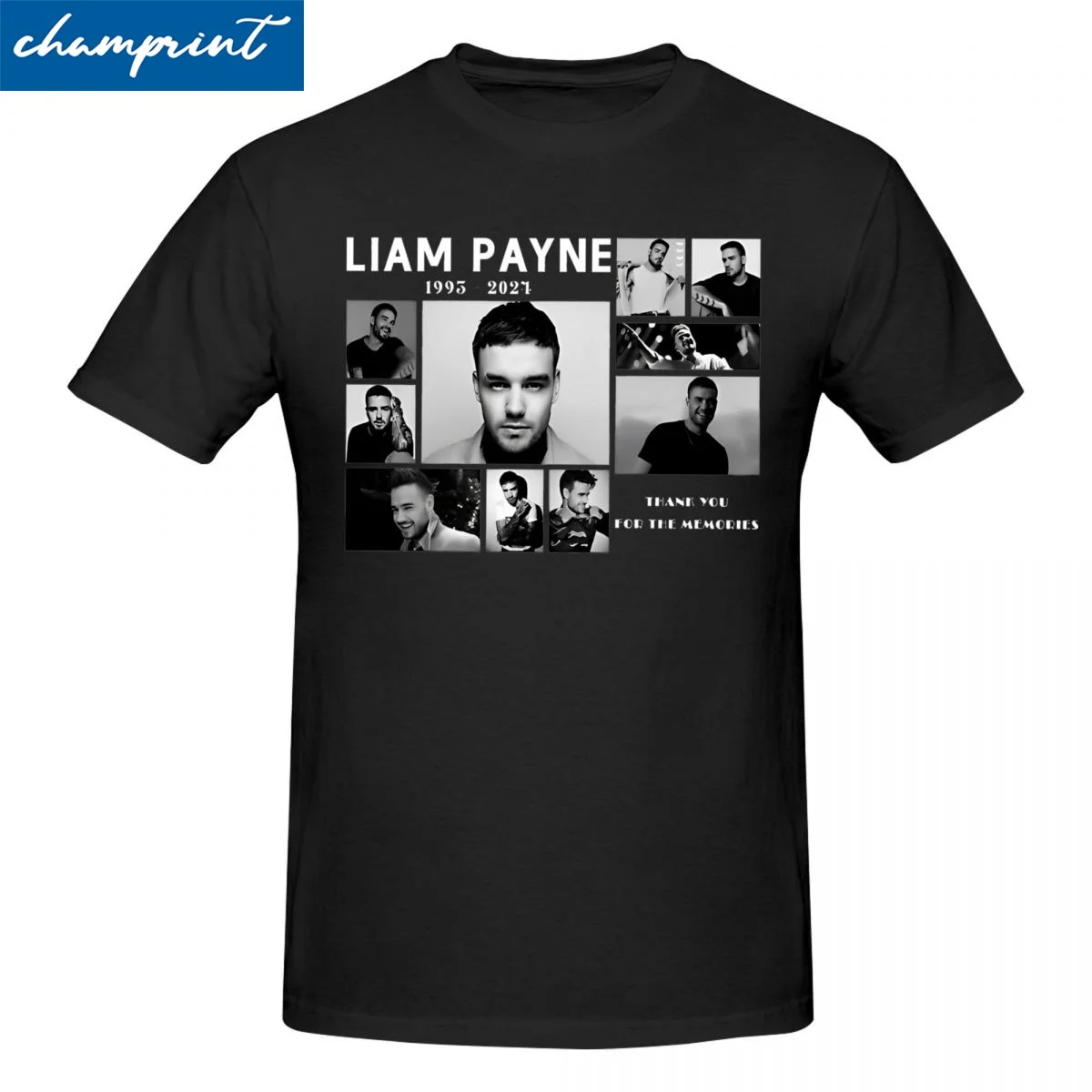 RIP Liam Payne 1993-2024 T-Shirt Men Cotton Clothes Vintage Round Neck Short Sleeve