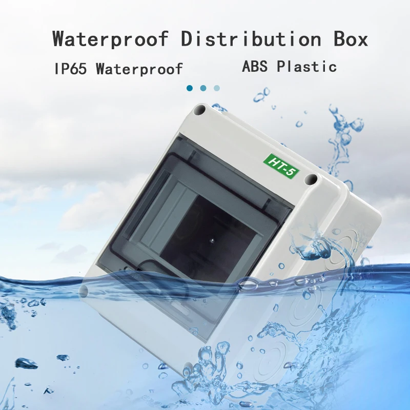 HT Serie Aansluitdoos 2/3/5/8/12/15/18/24WAY PC Plastic Outdoor Elektrische IP65 Waterdichte Verdeelkast schakelkast