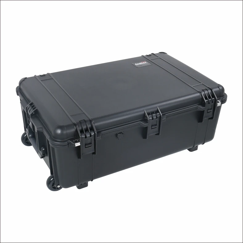 Hard Plastic Carry Case, Engineering PP 802x520x310mm Equipment Protective Case, Shockproof Foam, Waterproof Tool Box for Camera