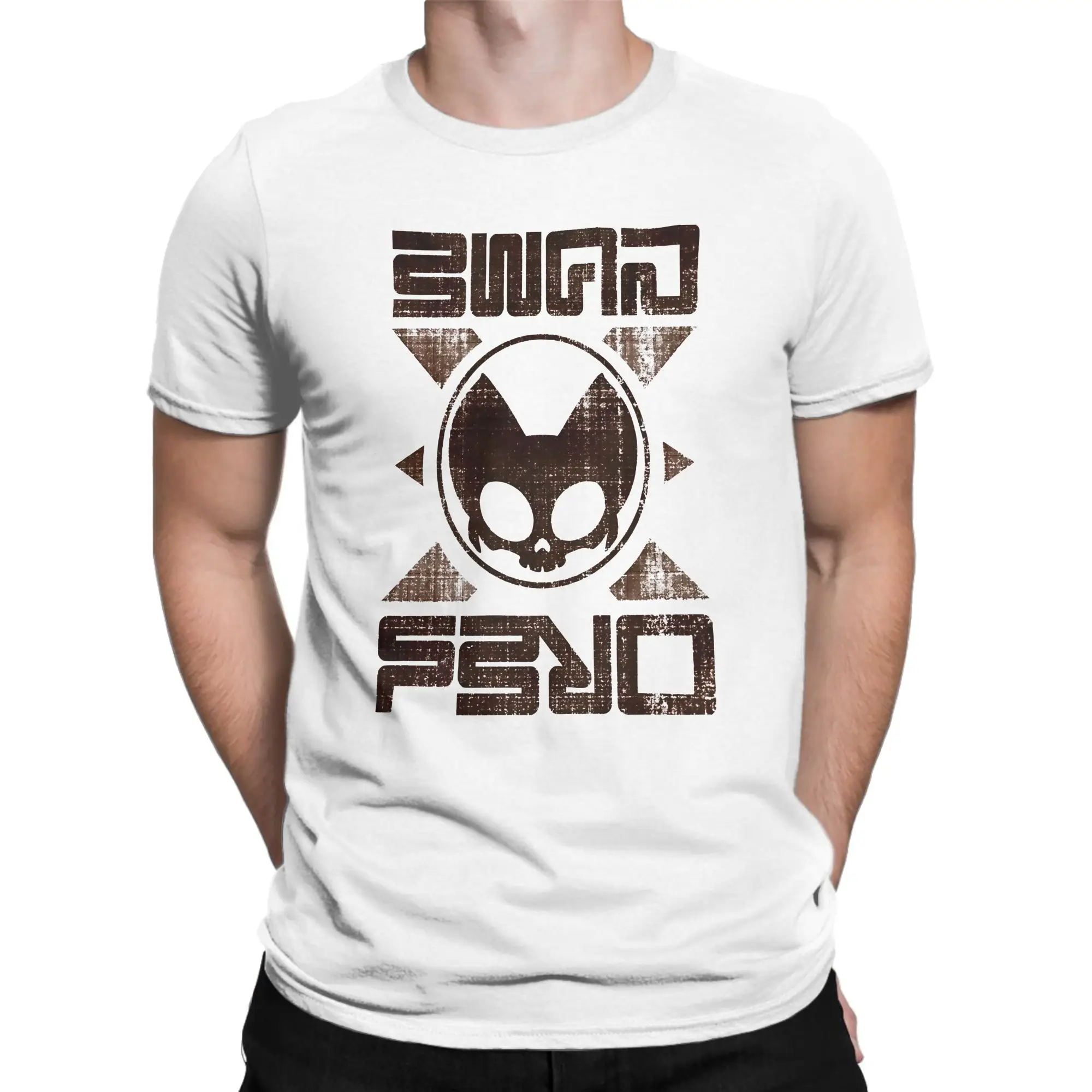 Galactic Wrench Symbol  Classic Ratchet & Clank Funny Graphic 100% Cotton T-Shirt Tees Tops For Men